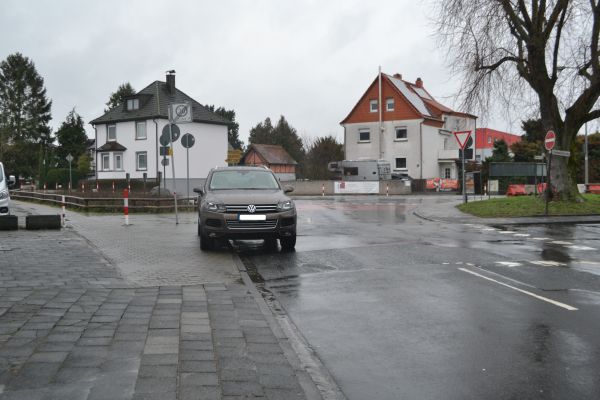 Blick auf die Hanauer Straße 2024