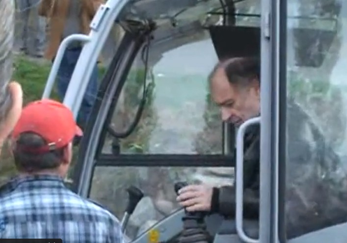 Durchstich Rodau. 2.10.2009