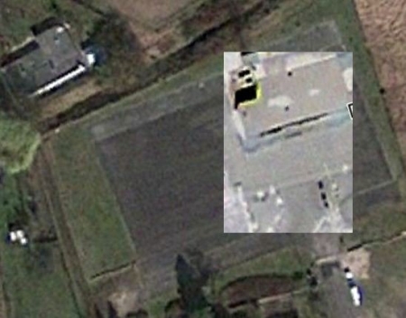 Quelle Google Earth. Platz Kulturhalle auf den Festplatz gelegt