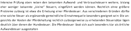 Pferdesteuer gefordert? Seite 46. Punkt G