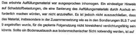 Bodenbelastung Bahnhof Ober-Roden. Ergebnisbericht Seite 7+8