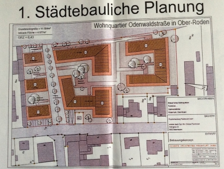 Bebauung an der Odenwaldstraße Odenwaldstraße