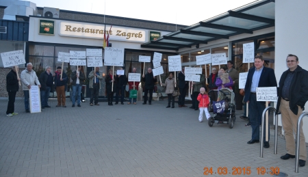 Demo gegen den Haushalt 2015/2016 der Stadt Rödermark
