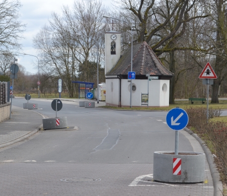 Die Kapelle. Ein Teil der "Messenhäuser Installation"