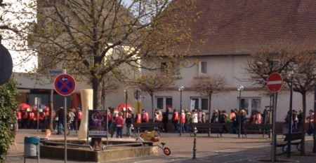 Demo der Erzeiherinnen. 08.04.2015