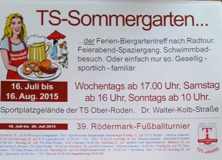 TS Ober-Roden. Sommergarten 2015