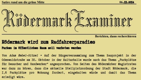 Satirezeitung für Rödermark