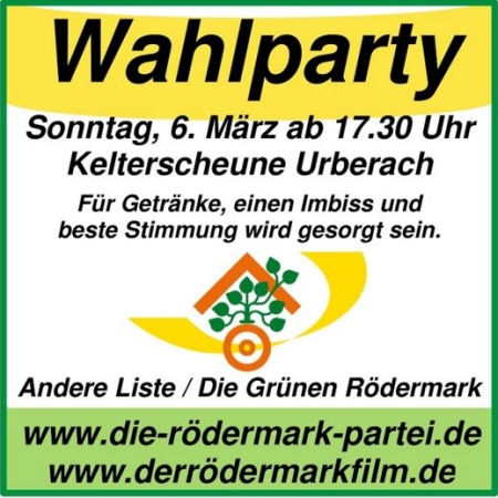 Wahlparty AL/Die Grünen