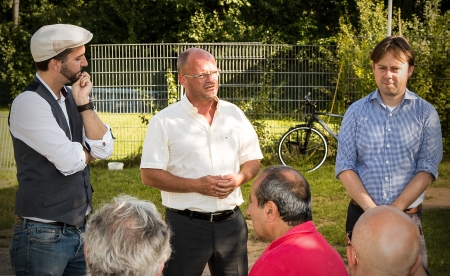 Samuel Diekmann, Ralf Kunert, Jens Zimmermann. Von links.