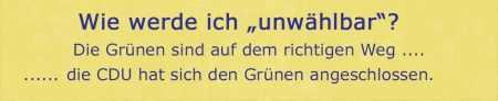 Auch die CDU Rödermark wird unwählbar.