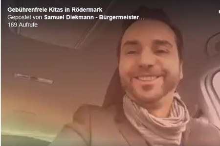 Samuel Diekmann. Bürgermeisterkandidat der SPD