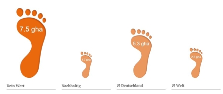 Mein ökologischer Fußabdruck