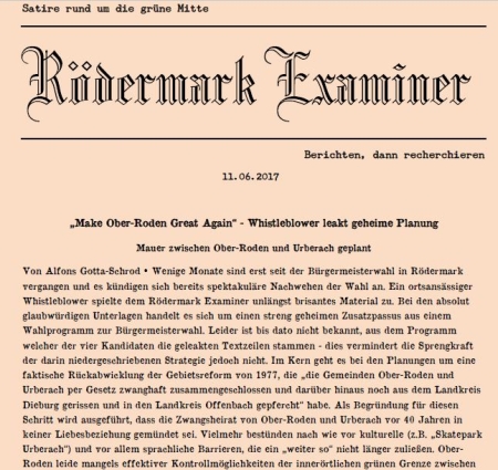 Make Ober-Roden Great Again