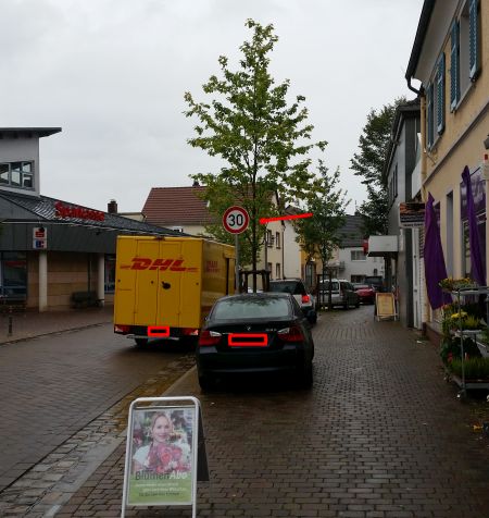 Zone 30 in Rödermark. Ein völlig überflüssiges Schild.