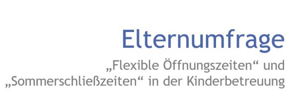 Elternumfrage Kita