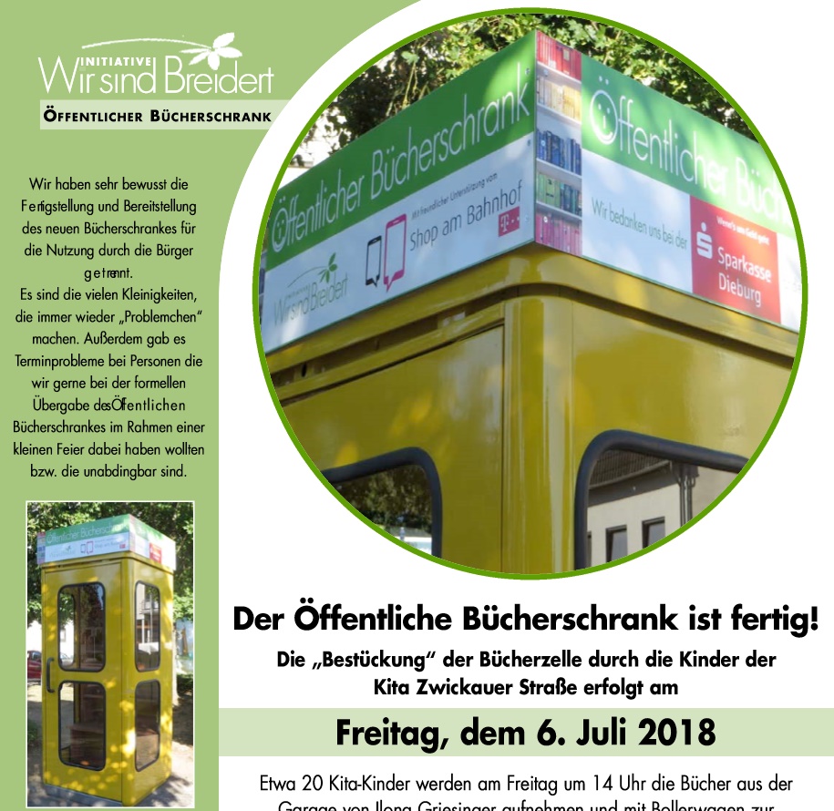 Rödermark Breidert. Bücherschrank der Dritte