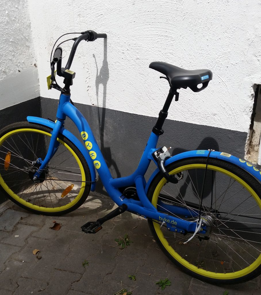 Vandalismus am Leihrad