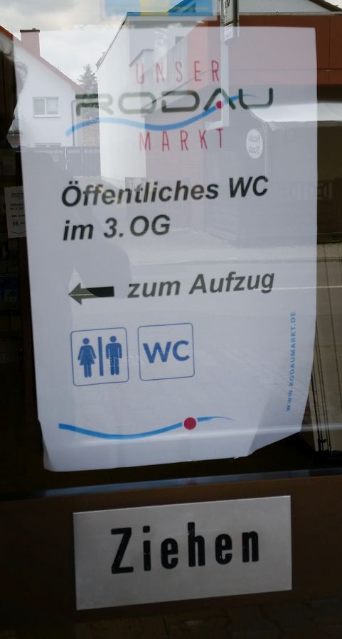 RodauMark. Oeffentliches WC