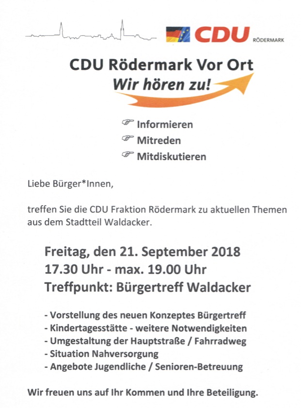 CDU vor Ort