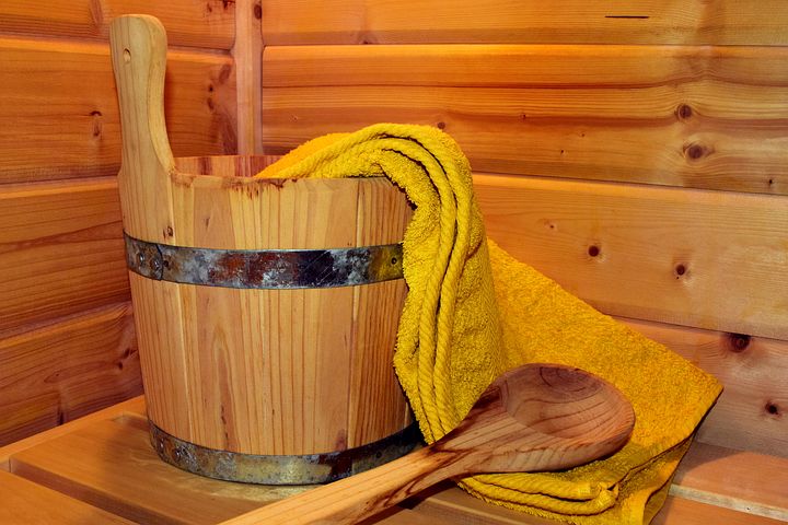 Sauna im Badehaus