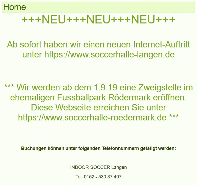 Soccerhalle Roedermark