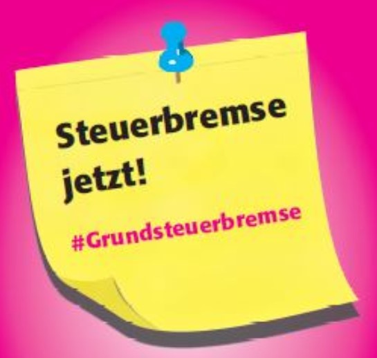 Grundsteuerbremse. JETZT