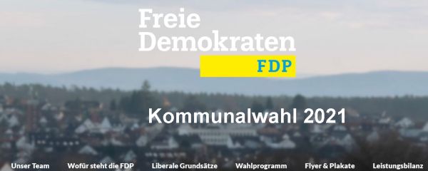 FDP Rödermark. Kommunalwahl 2021.