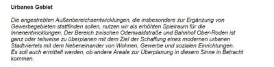 Urbanes Gebiet Odenwaldstraße