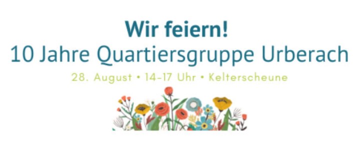 Es wurde gefeiert. 10 Jahre Quartiersgruppe Urberach.