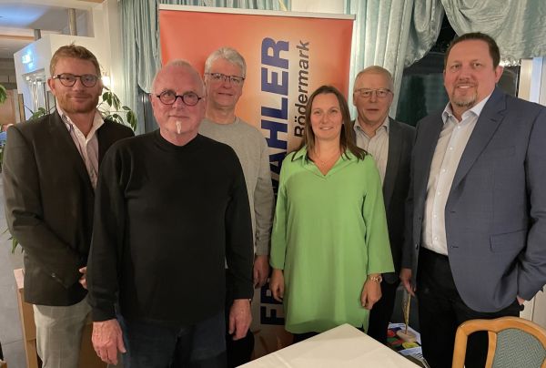 Der neu gewählte Vorstand: Björn Beicken, Manfred Rädlein, Norbert Braun, Katrin Kirchner, Peter Schröder und Stefan Schefter