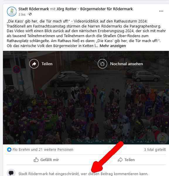 Helau Goanz ehrlich. De Kass will kahner.