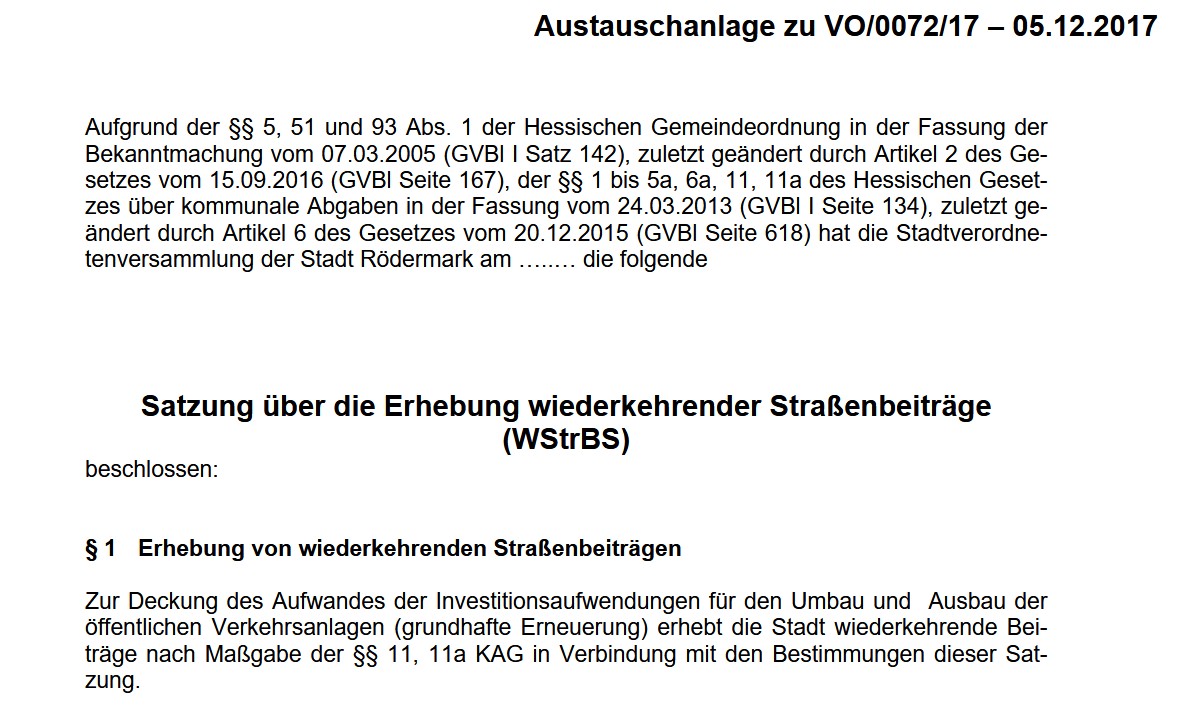 Wiederkehrende Beiträge. 
